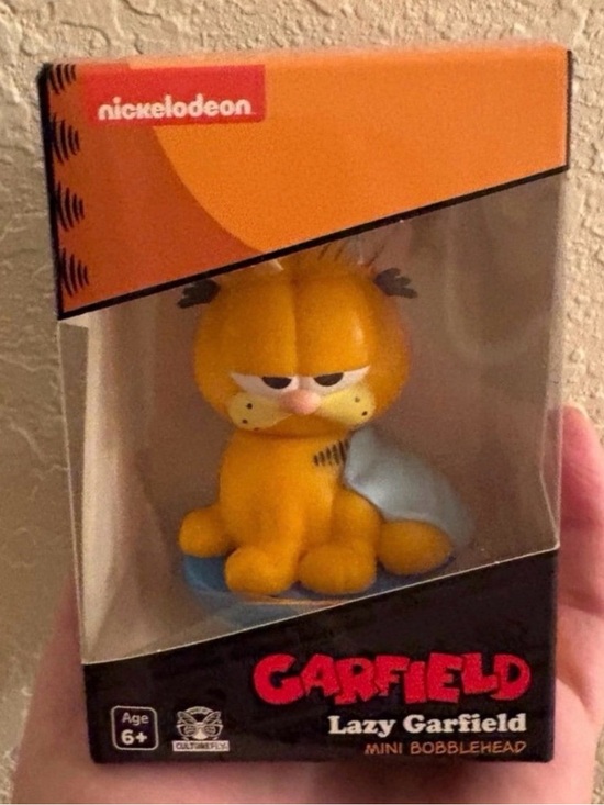 Nickelodeon Other - Nickelodeon Garfield Lazy Garfield Mini Bobblehead - Orange